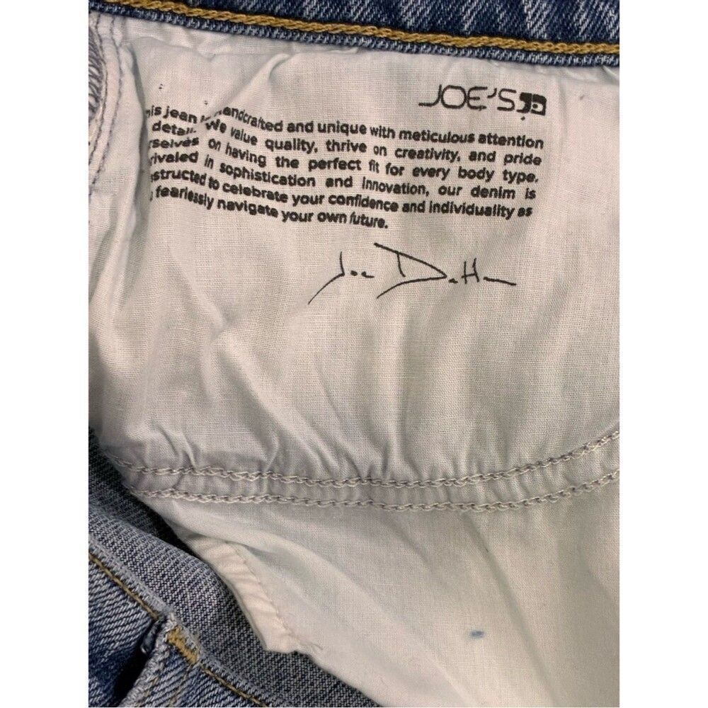 Joe’s Jeans Relaxed Straight Leg Button Fly Stretch Jeans Women’s 30x32 EUC - Picture 11 of 14